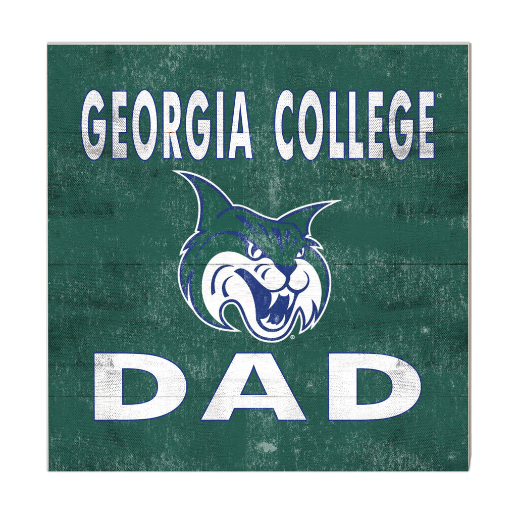 10x10 Team Color Dad Georgia College Bobcats