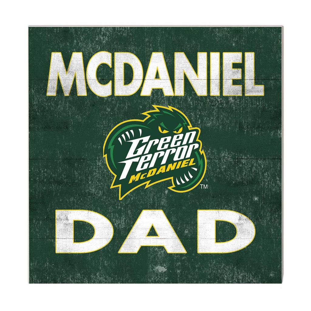 10x10 Team Color Dad McDaniel College Green Terror