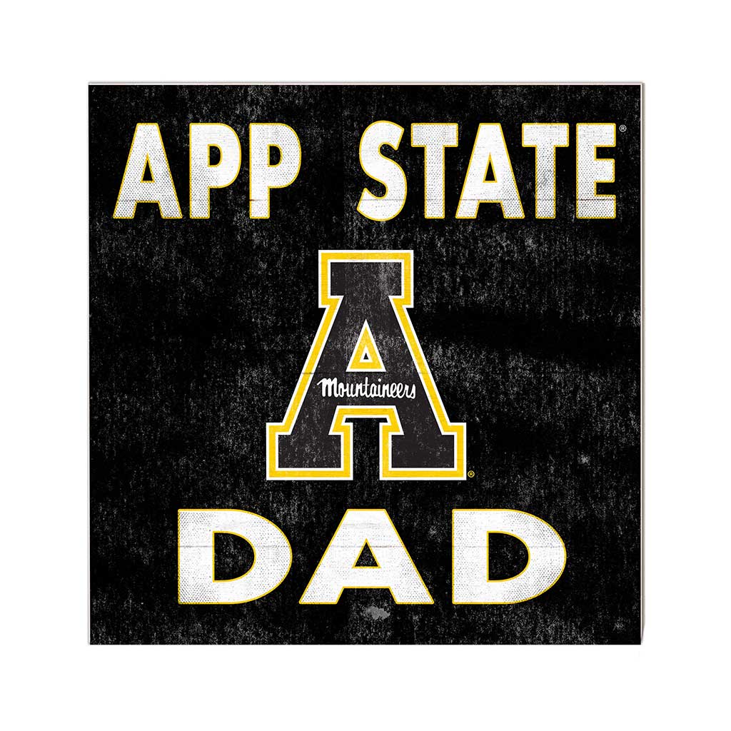 10x10 Team Color Dad Appalachian State Mountaineers