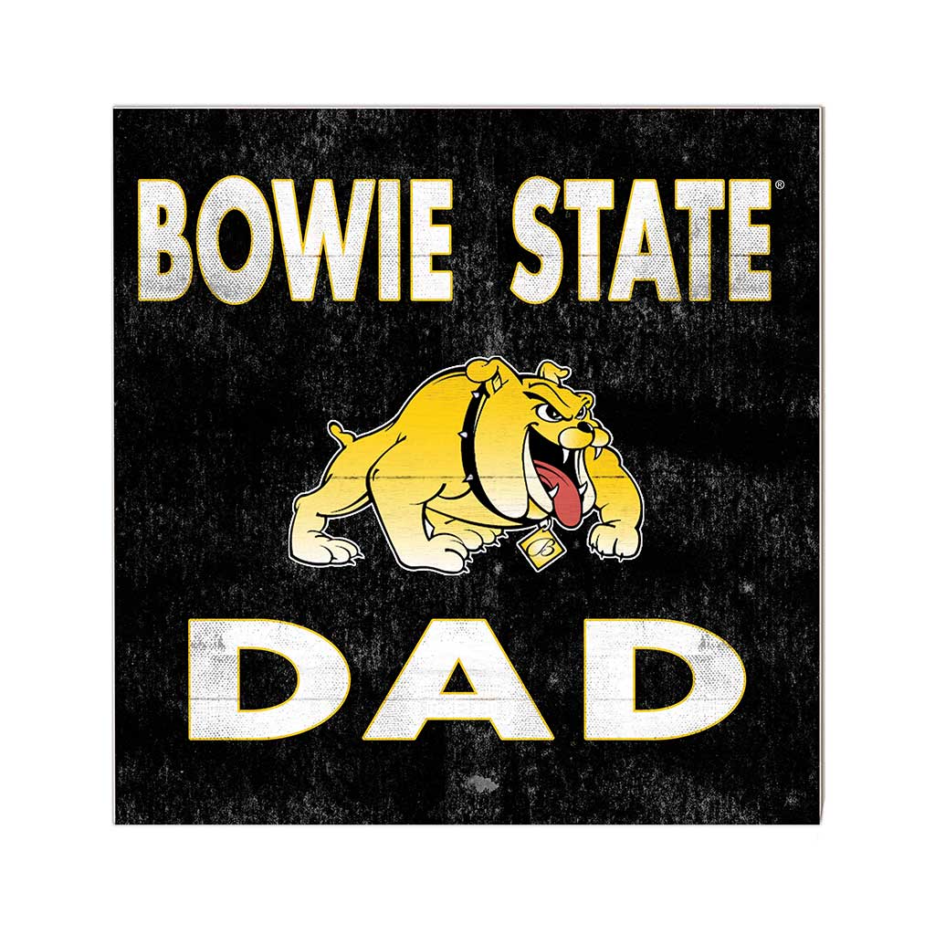 10x10 Team Color Dad Bowie State Bulldogs