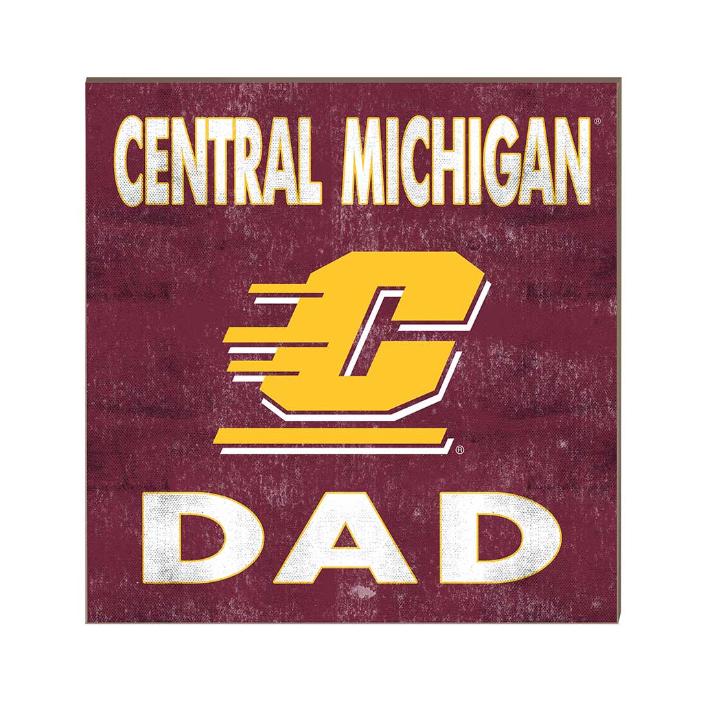10x10 Team Color Dad Central Michigan Chippewas