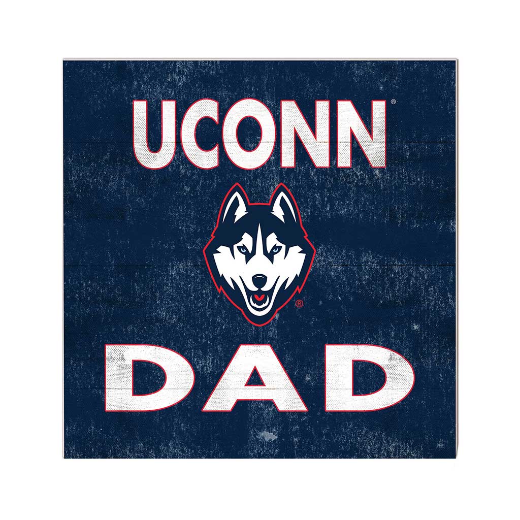 10x10 Team Color Dad Connecticut Huskies