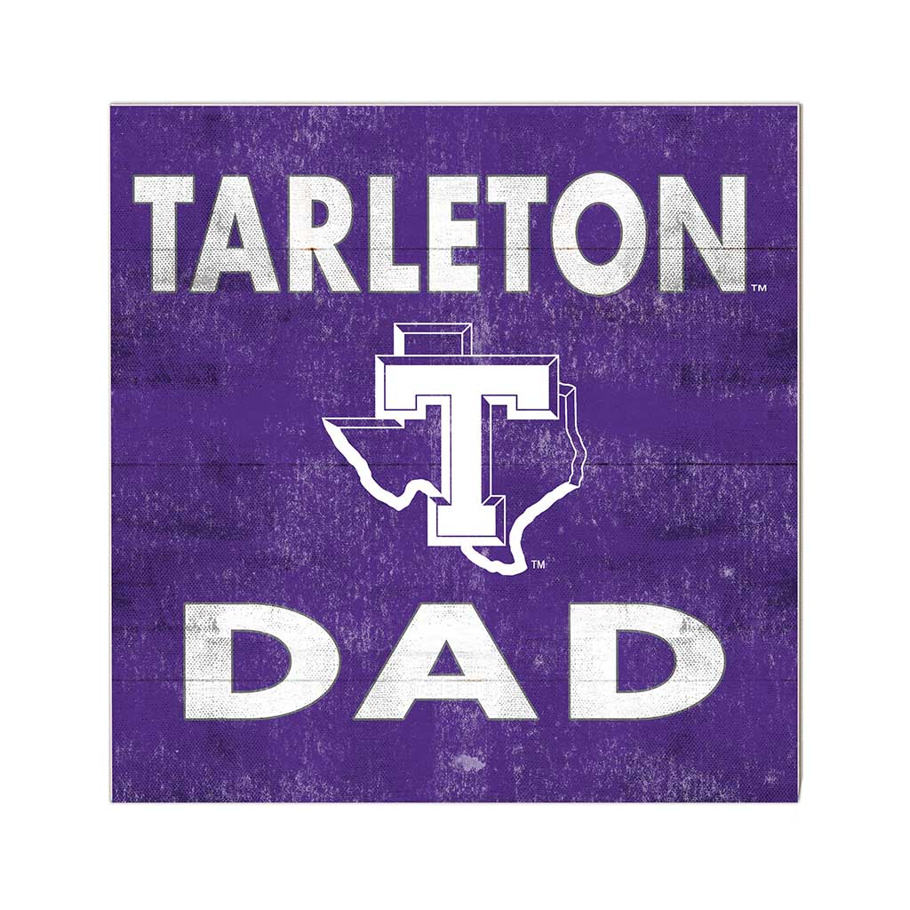 10x10 Team Color Dad Tarleton State University Texans