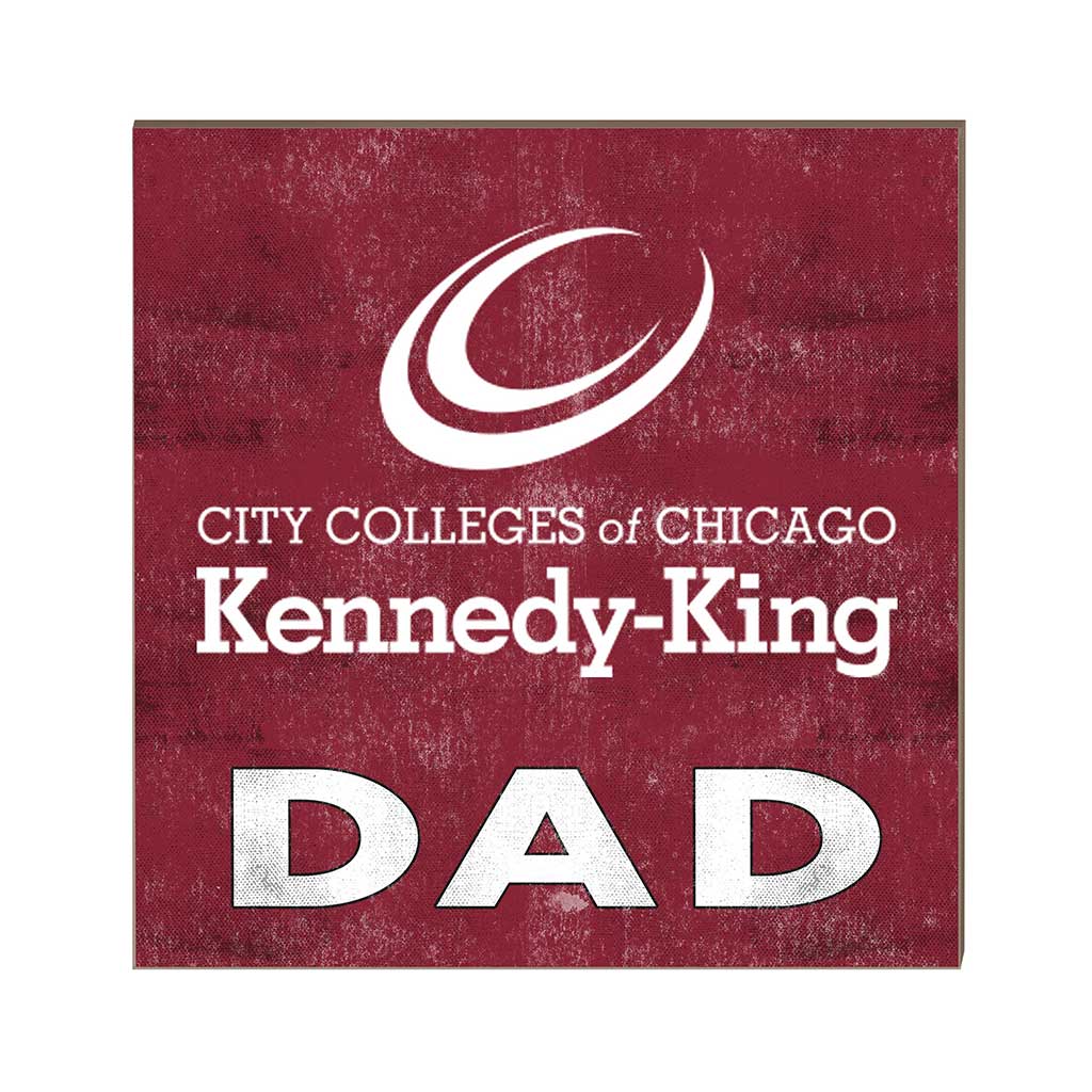 10x10 Team Color Dad Kennedy King College StatesMen