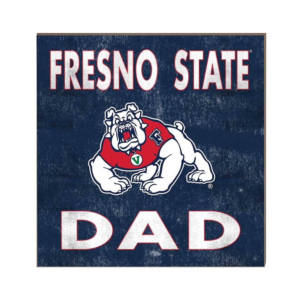 10x10 Team Color Dad Fresno State Bulldogs