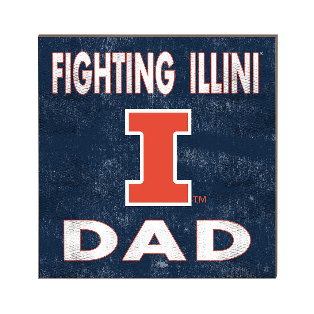 10x10 Team Color Dad Illinois Fighting Illini