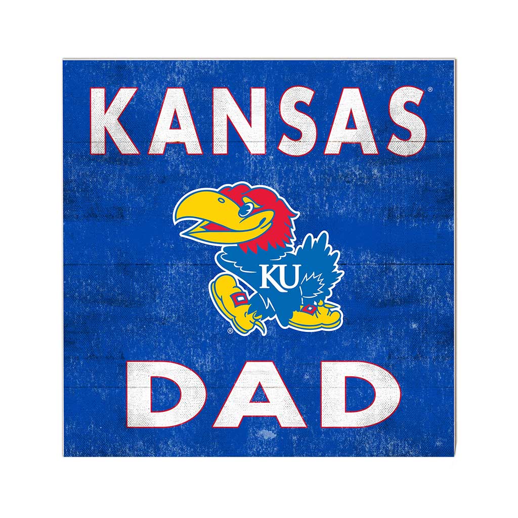 10x10 Team Color Dad Kansas Jayhawks