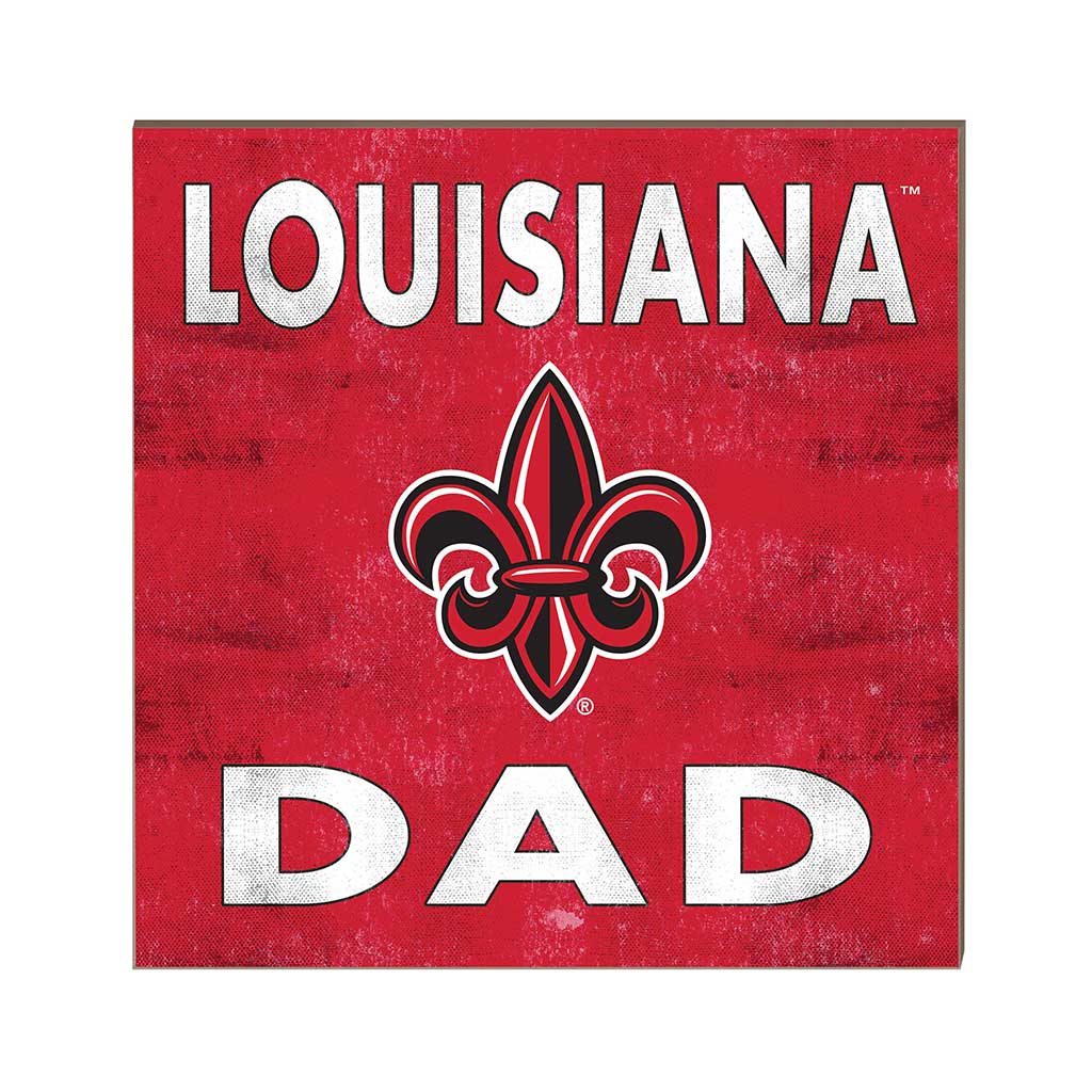 10x10 Team Color Dad Louisiana State Lafayette Ragin Cajuns