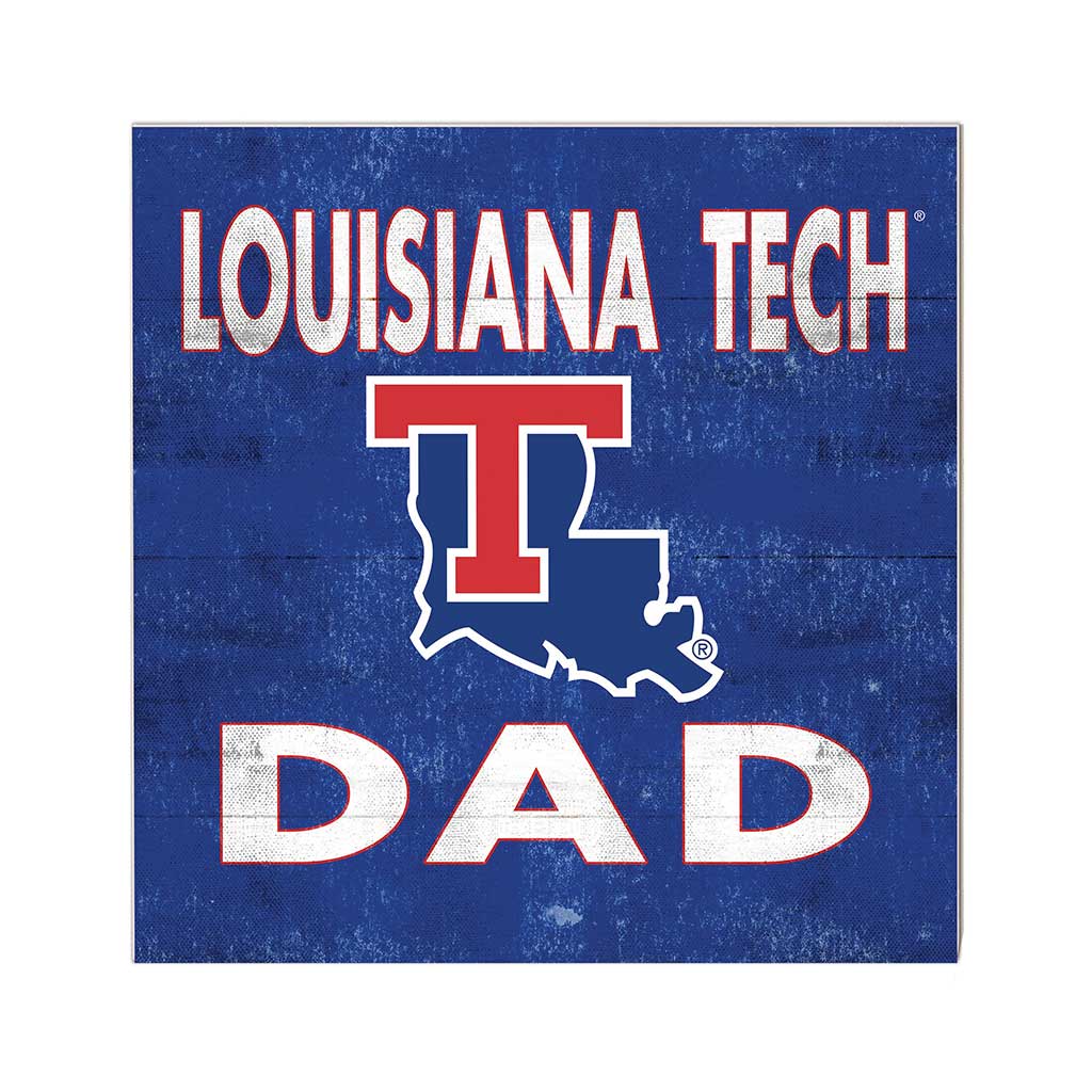 10x10 Team Color Dad Louisiana Tech Bulldogs