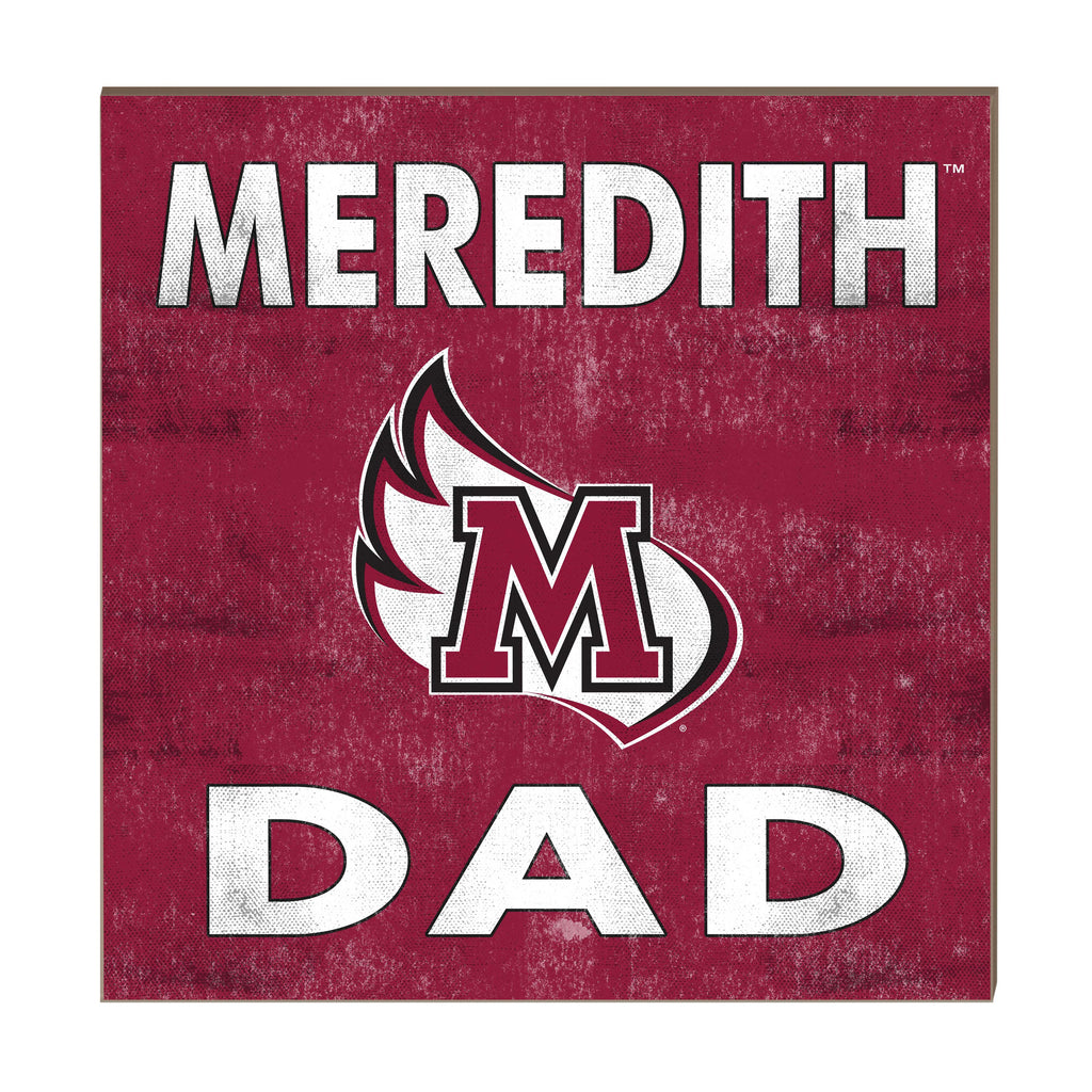10x10 Team Color Dad Meredith College Avenging Angels