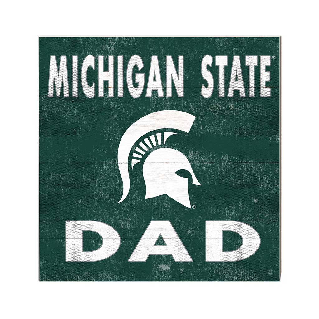 10x10 Team Color Dad Michigan State Spartans