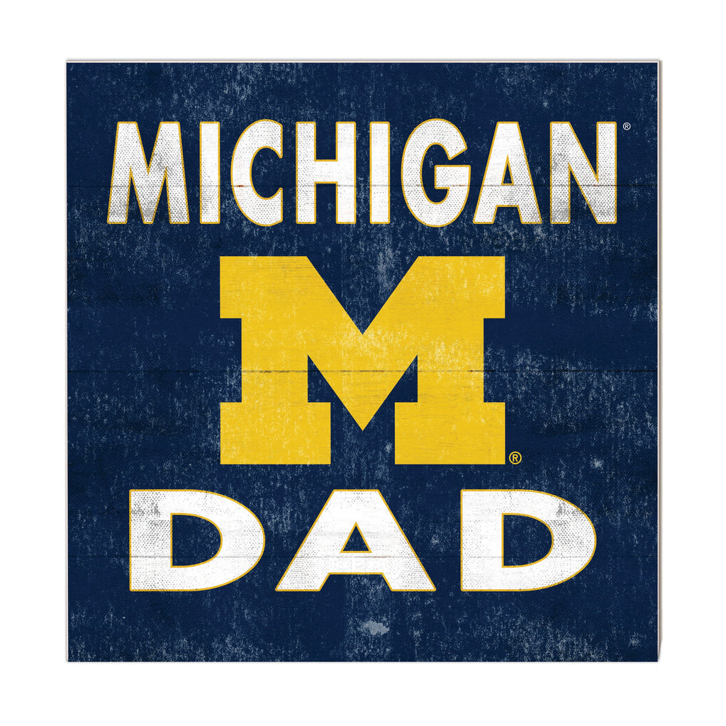 10x10 Team Color Dad Michigan Wolverines