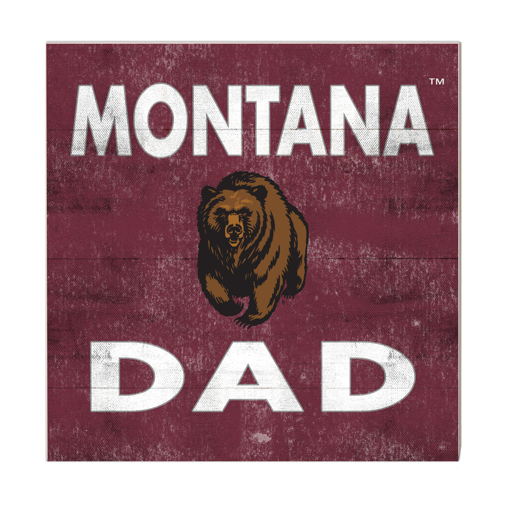 10x10 Team Color Dad Montana Grizzlies