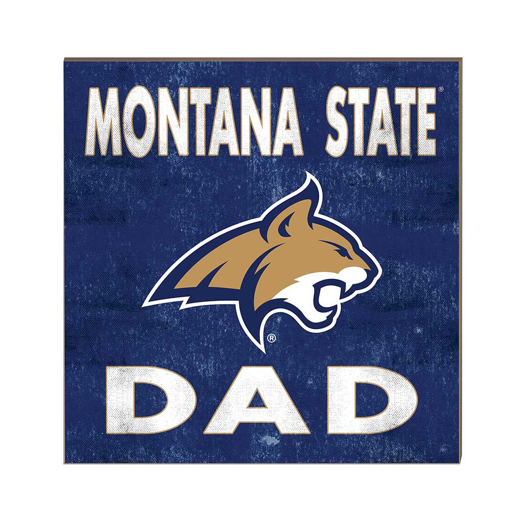 10x10 Team Color Dad Montana State Fighting Bobcats