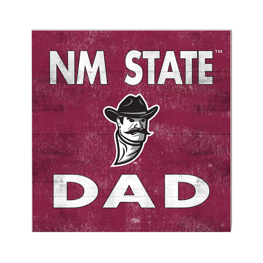 10x10 Team Color Dad New Mexico State Aggies