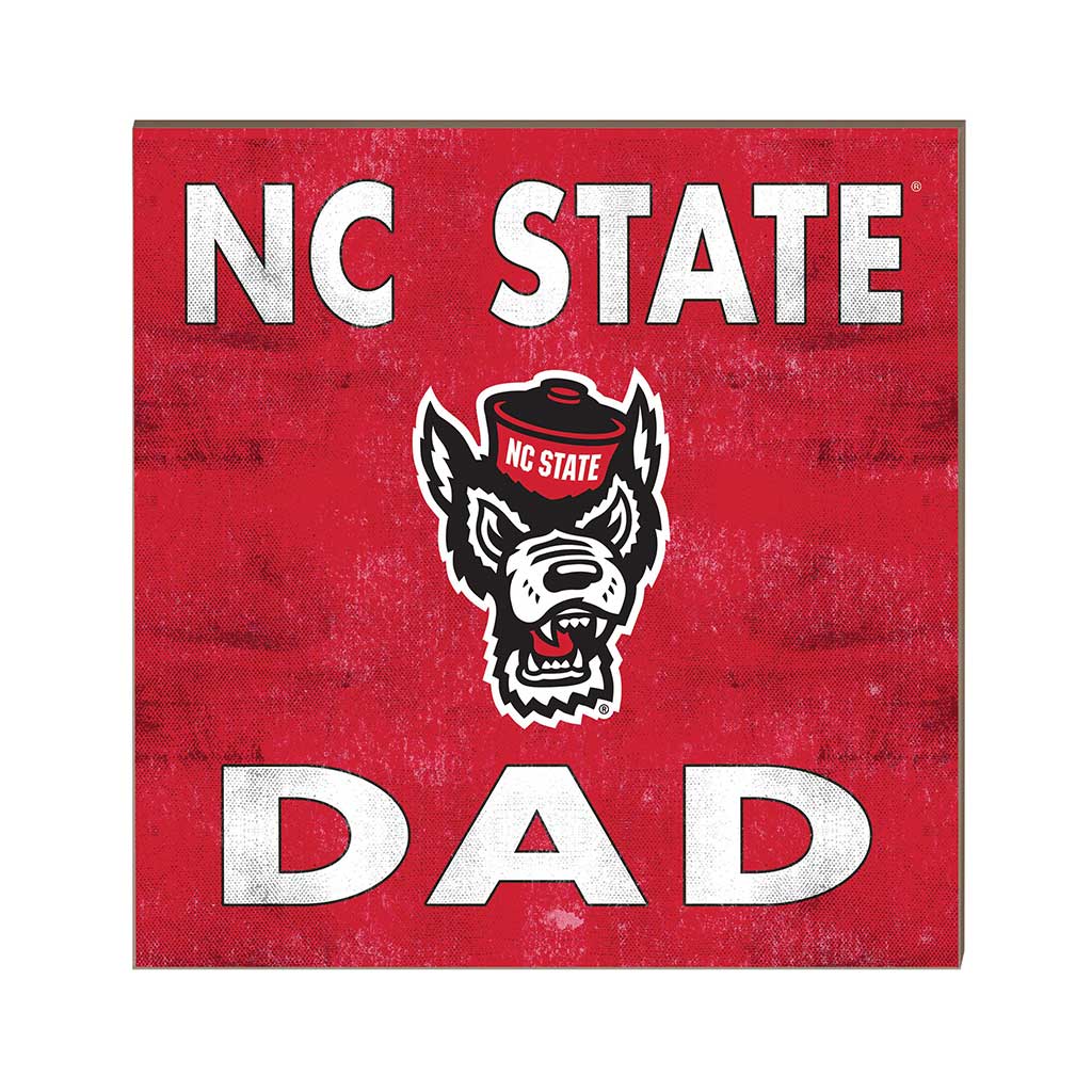 10x10 Team Color Dad North Carolina State Wolfpack