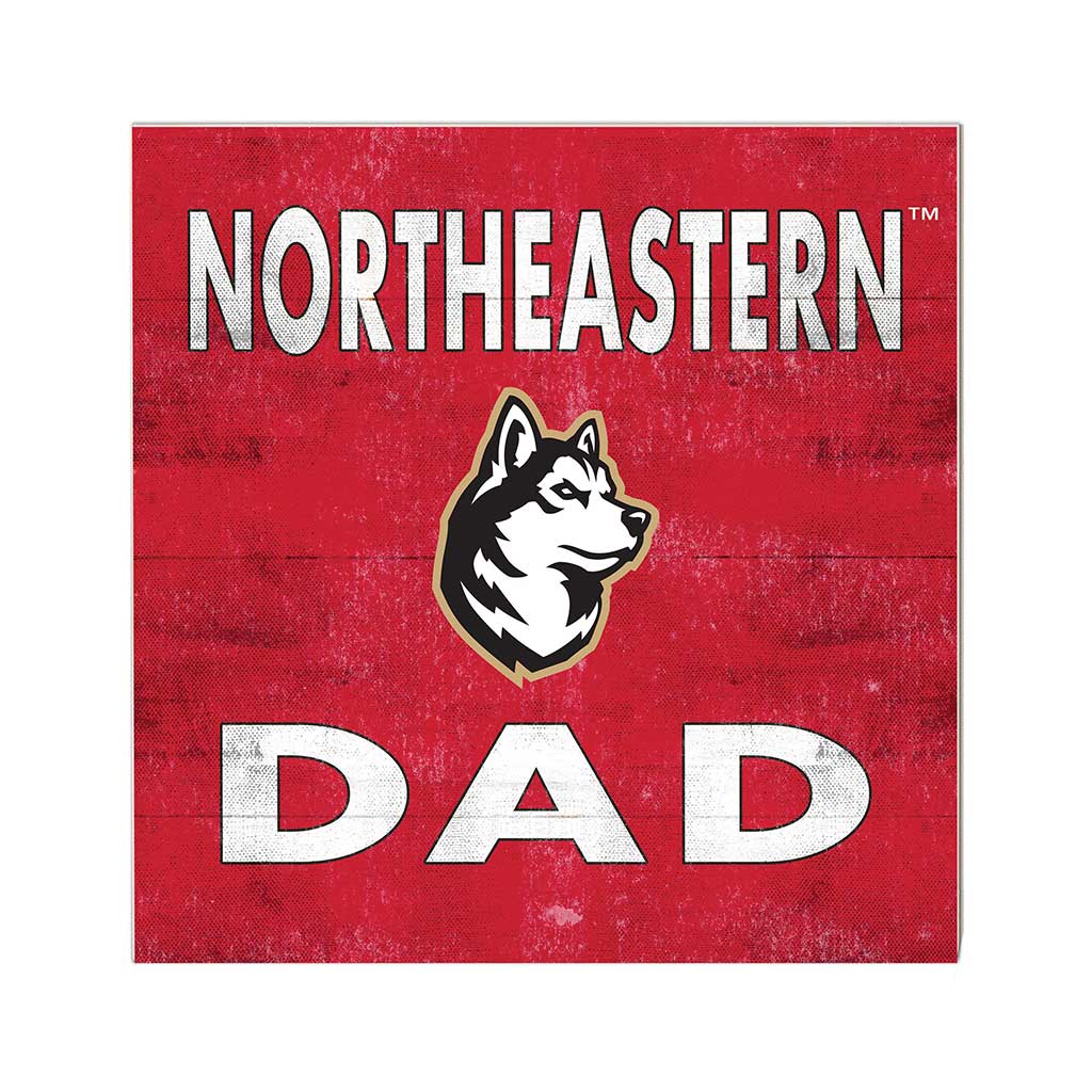 10x10 Team Color Dad Northeastern Huskies