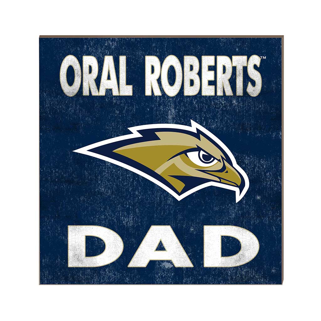 10x10 Team Color Dad Oral Roberts Golden Eagles