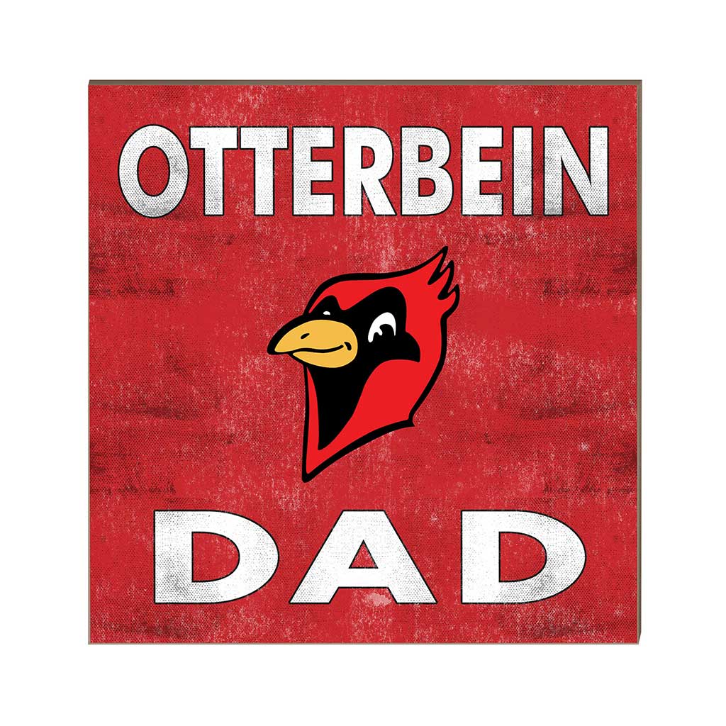 10x10 Team Color Dad Otterbein College Cardinals