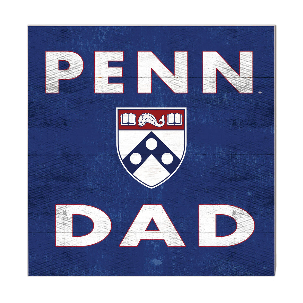 10x10 Team Color Dad University of Pennsylvania Quakers