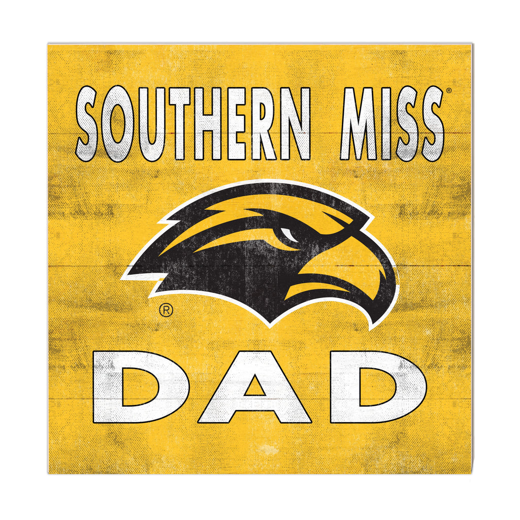 10x10 Team Color Dad Southern Mississippi Golden Eagles