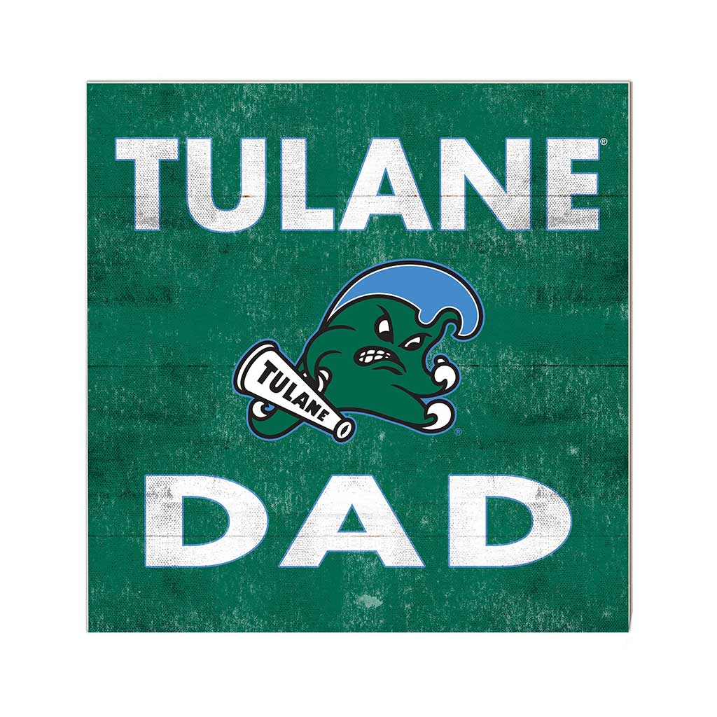 10x10 Team Color Dad Tulane Green Wave