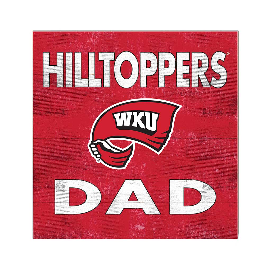 10x10 Team Color Dad Western Kentucky Hilltoppers