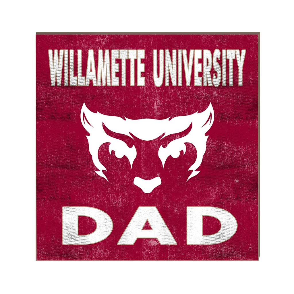 10x10 Team Color Dad Willamette Bearcats