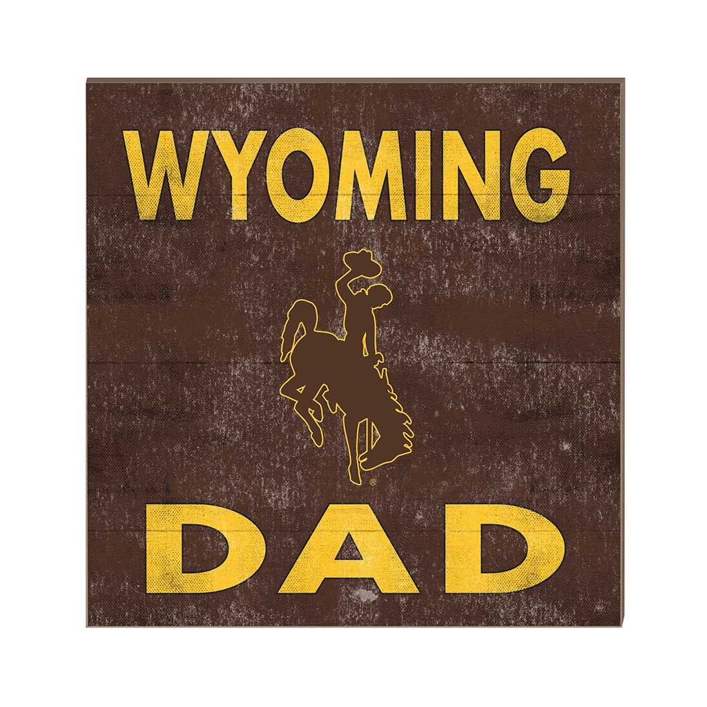 10x10 Team Color Dad Wyoming Cowboys