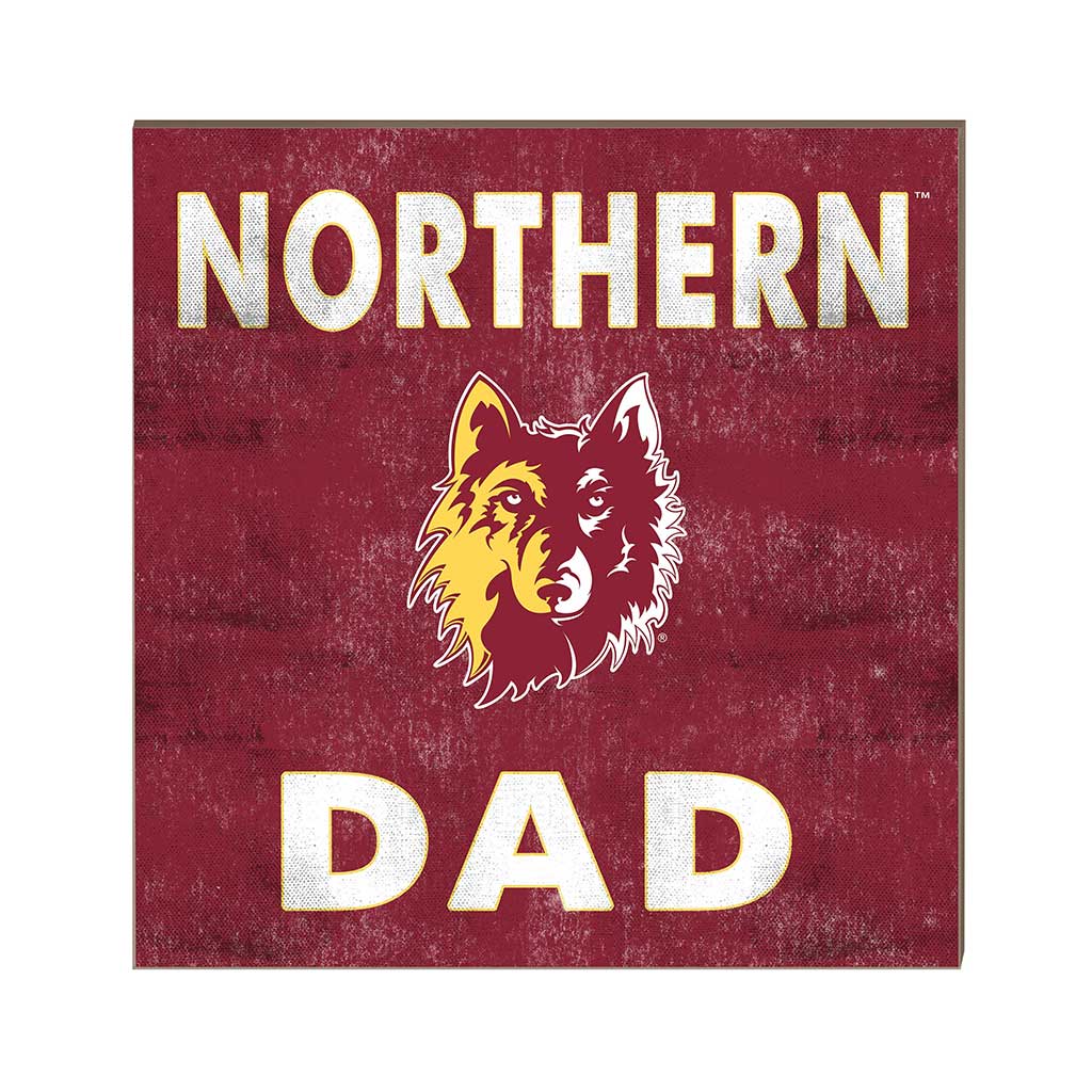 10x10 Team Color Dad Northern State University Wolves