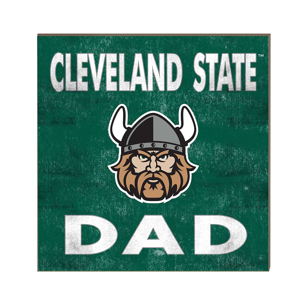 10x10 Team Color Dad Cleveland State Vikings