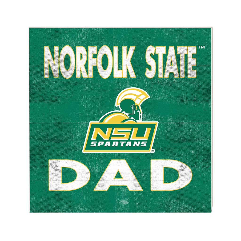 10x10 Team Color Dad Norfolk State Spartans