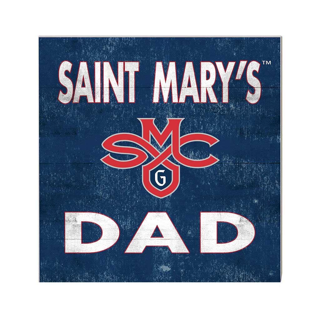 10x10 Team Color Dad Saint Mary's College of California Gaels