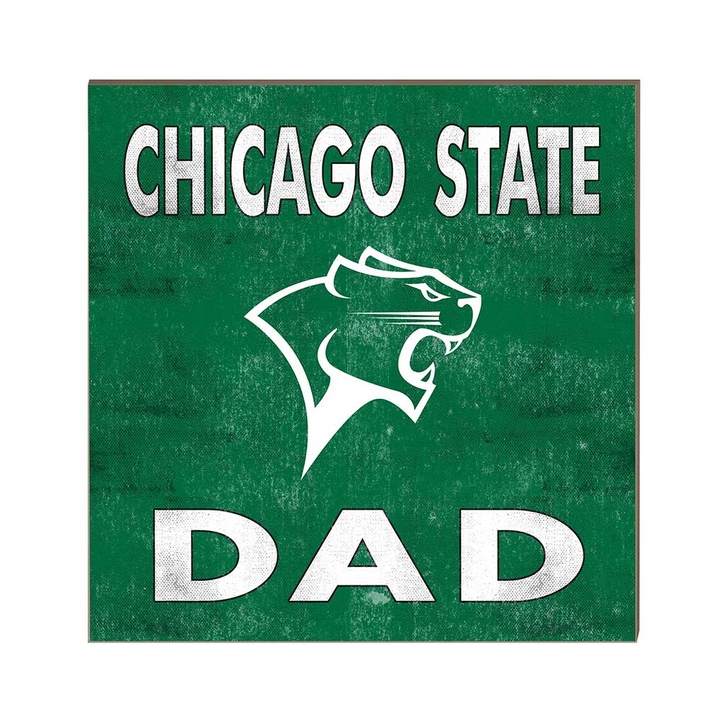 10x10 Team Color Dad Chicago State Cougars