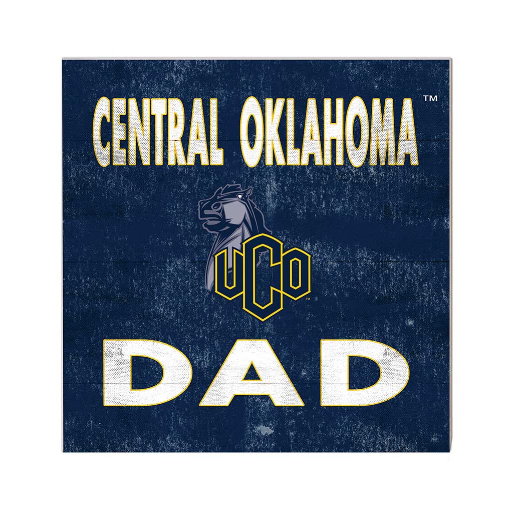 10x10 Team Color Dad Central Oklahoma BRONCHOS