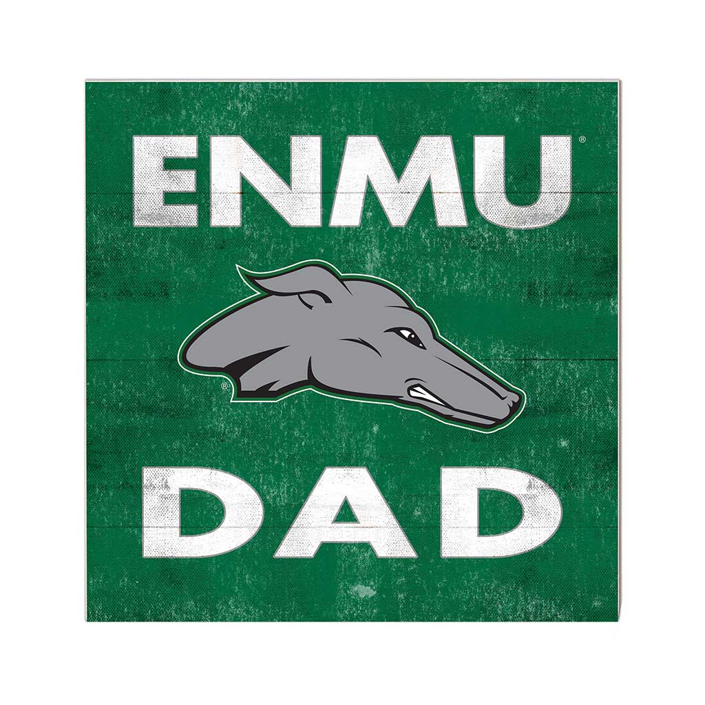10x10 Team Color Dad Eastern New Mexico Greyhounds