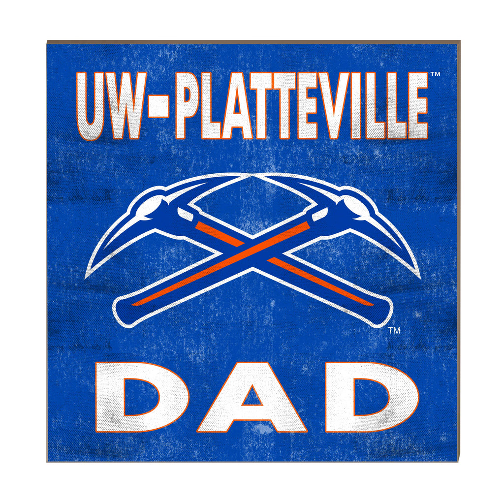 10x10 Team Color Dad Wisconsin - Platteville PIONEERS