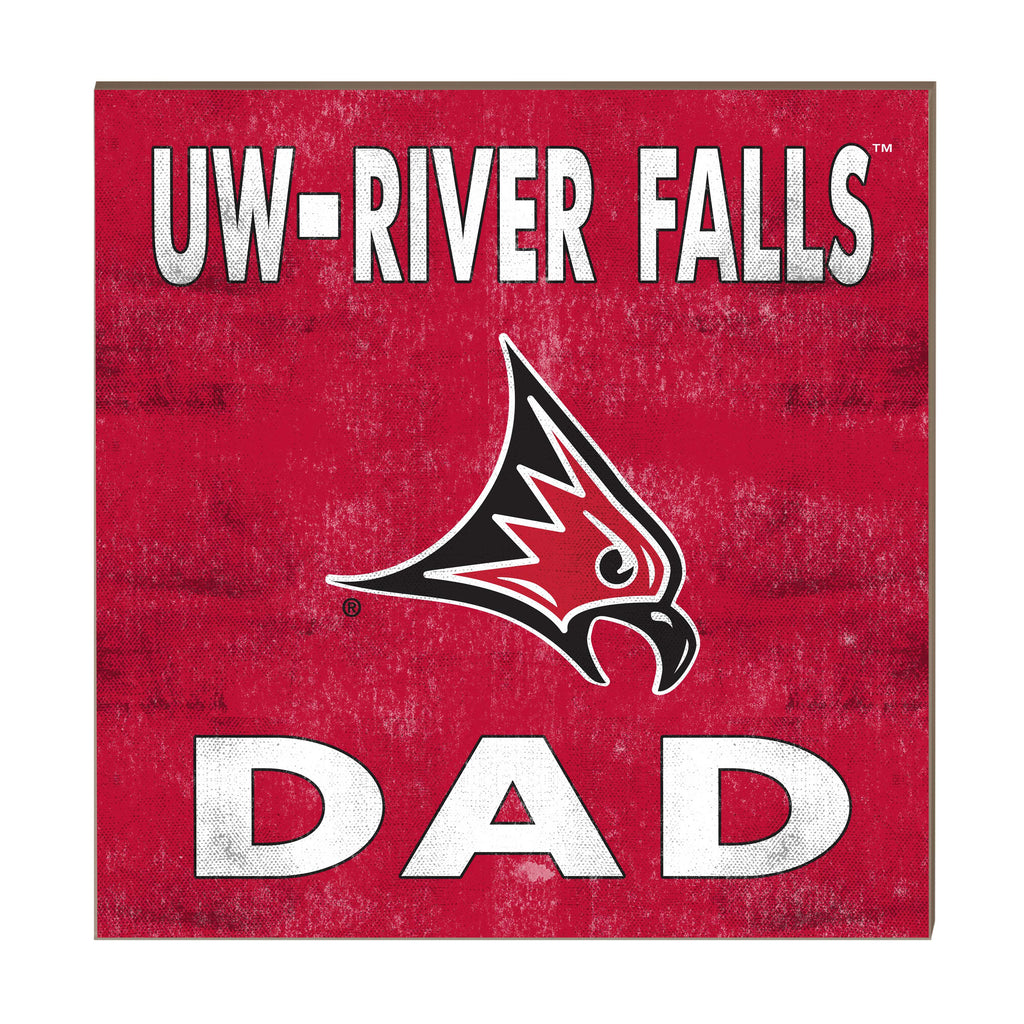 10x10 Team Color Dad Wisconsin - River Falls FALCONS