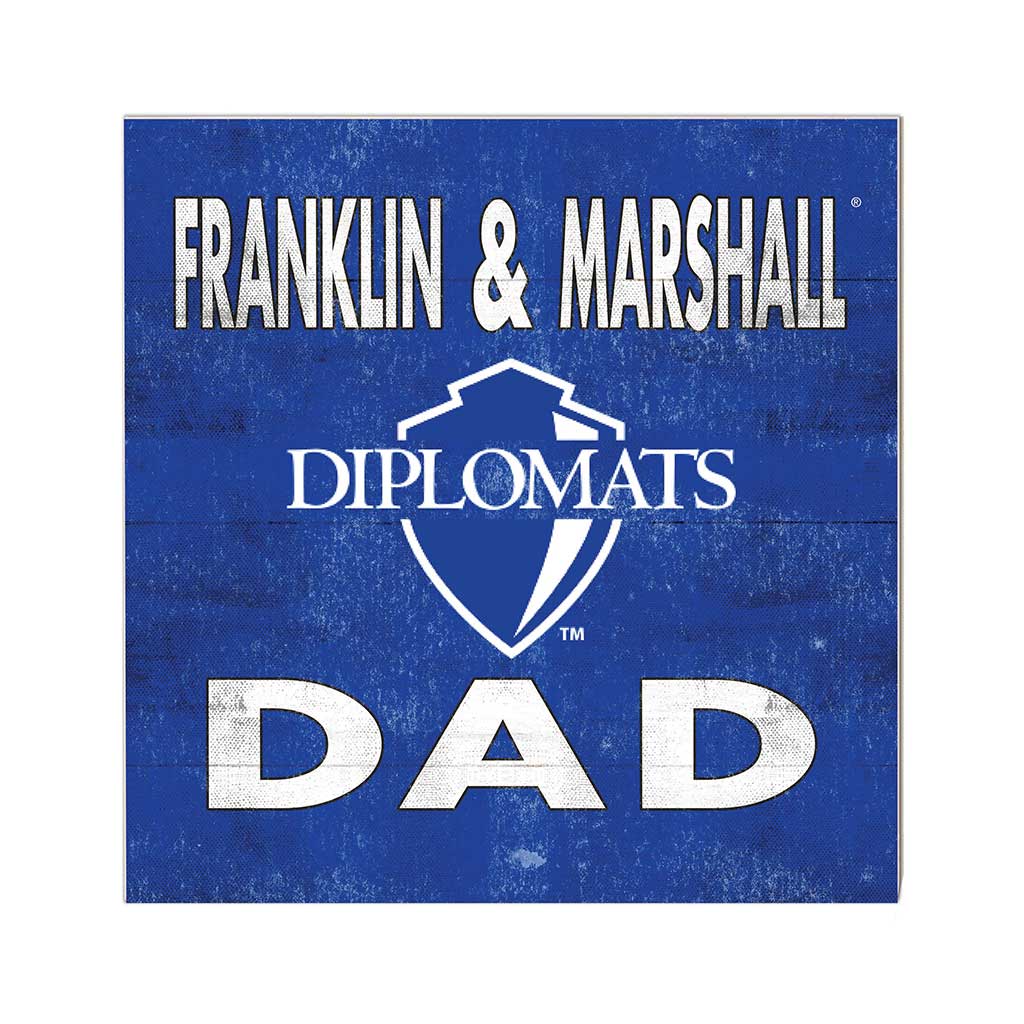 10x10 Team Color Dad Franklin & Marshall College DIPLOMATS