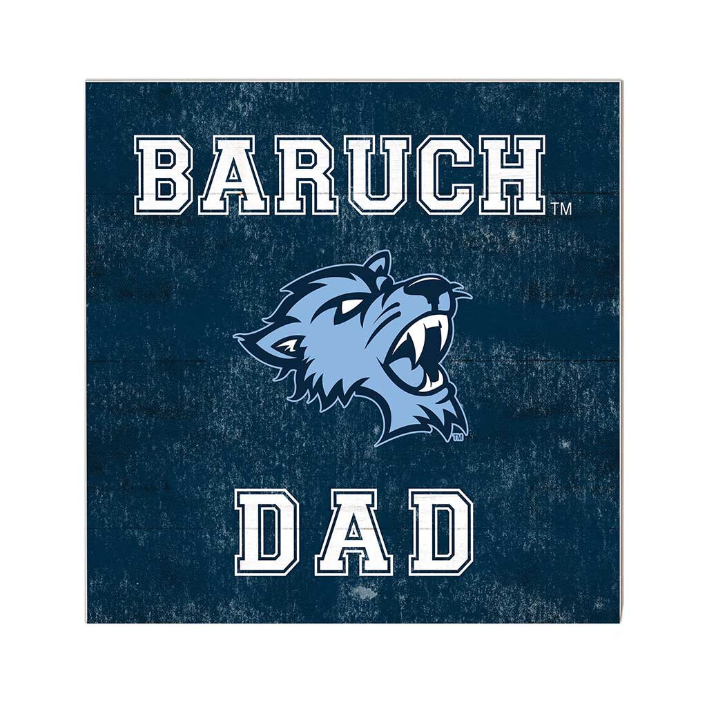 10x10 Team Color Dad Baruch College Bearcats