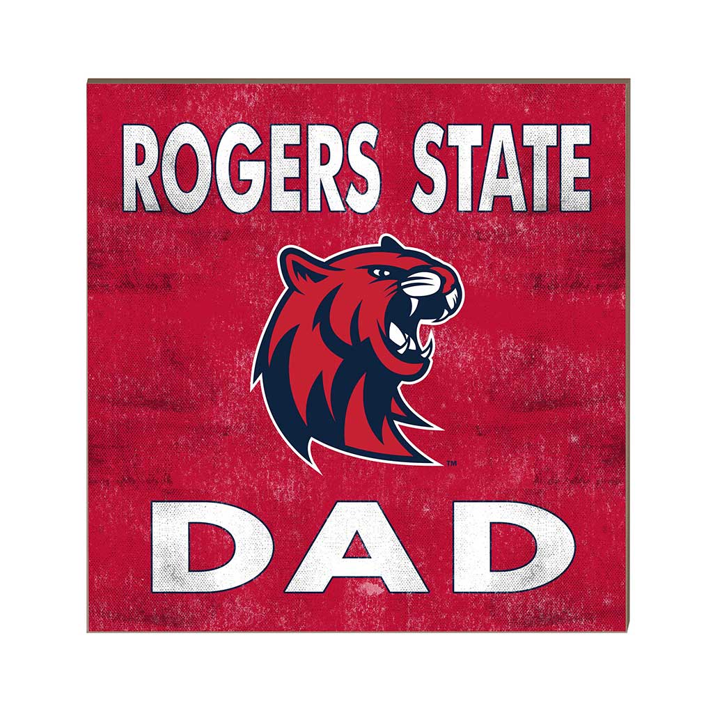 10x10 Team Color Dad Rogers State University Hillcats