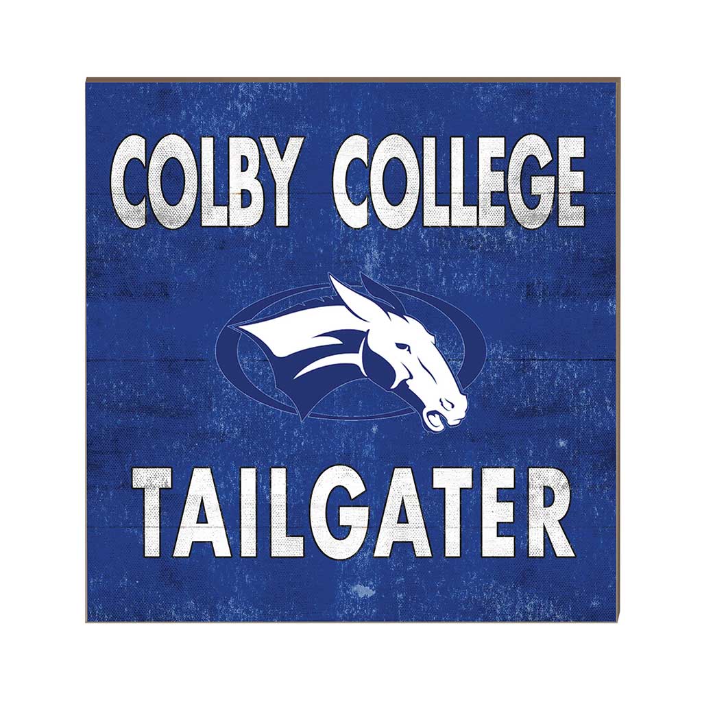 10x10 Team Color Tailgater Colby College White Mules