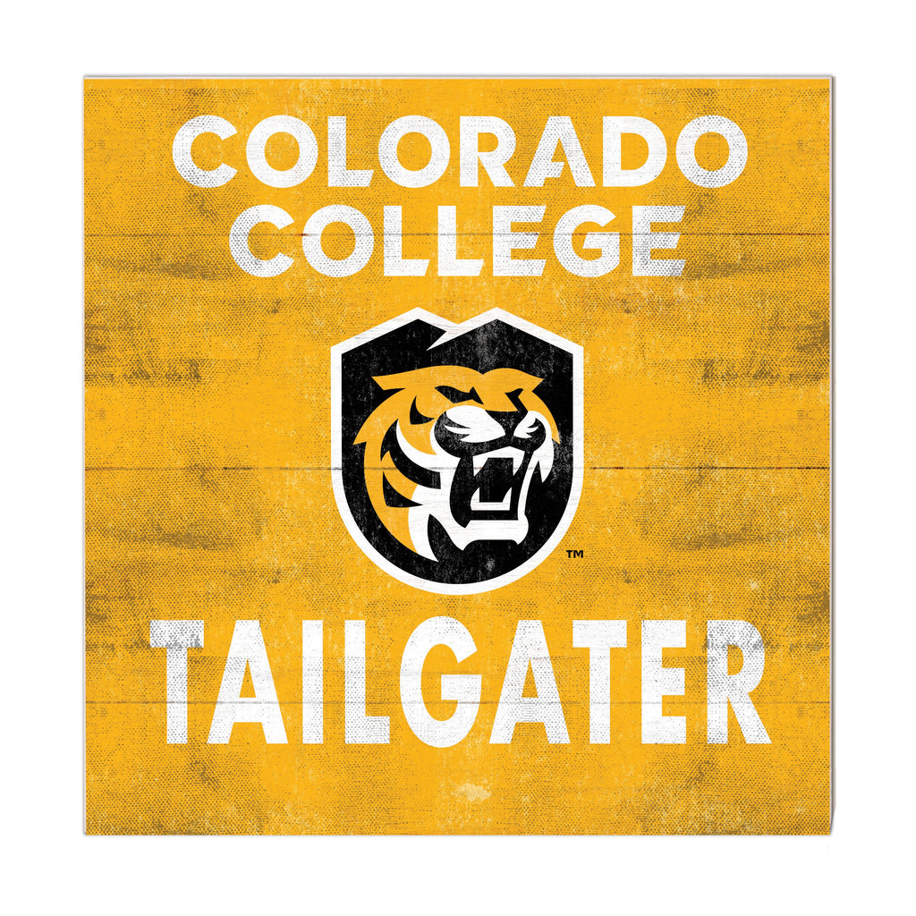 10x10 Team Color Tailgater Colorado College Tigers