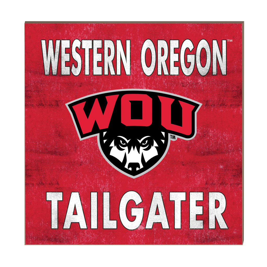 10x10 Team Color Tailgater Western Oregon Wolves