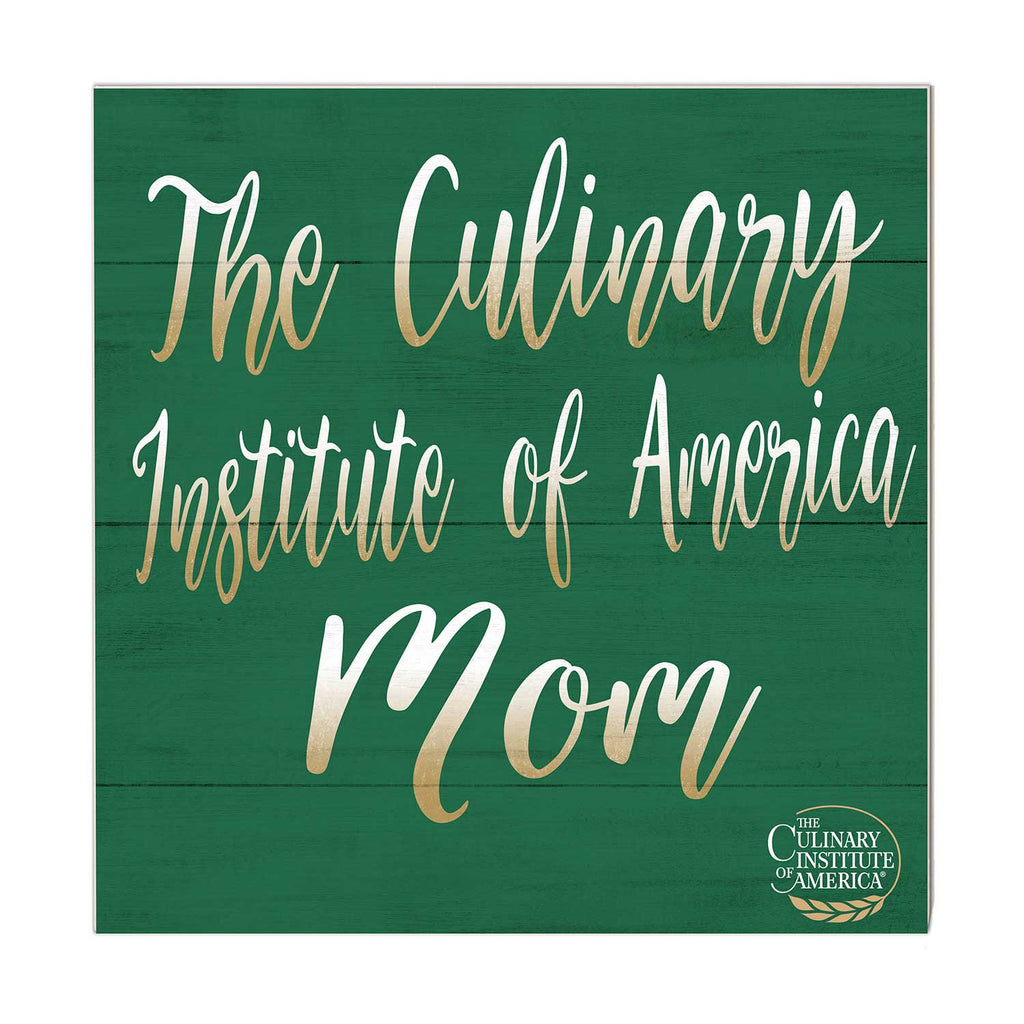 10x10 Team Mom Sign Culinary Institute of America Steels