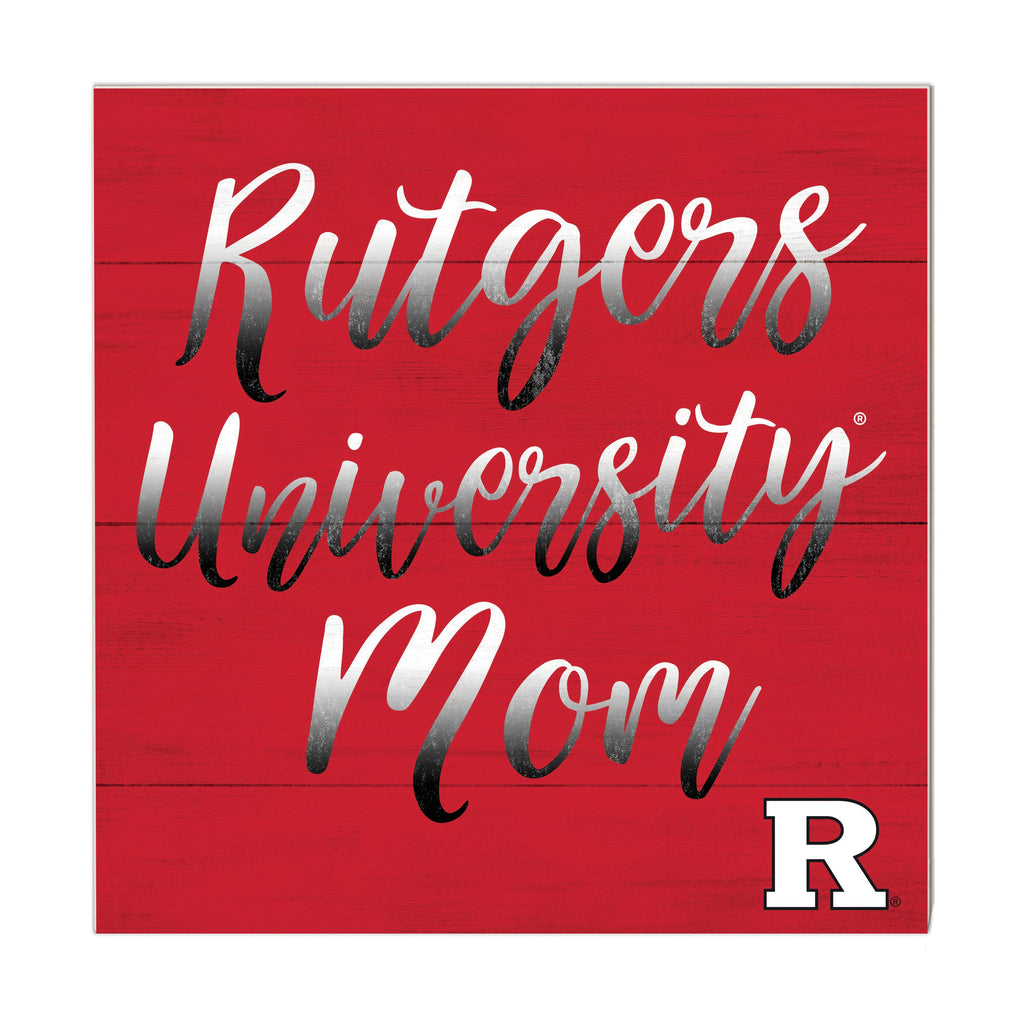 10x10 Team Mom Sign Rutgers - Camden