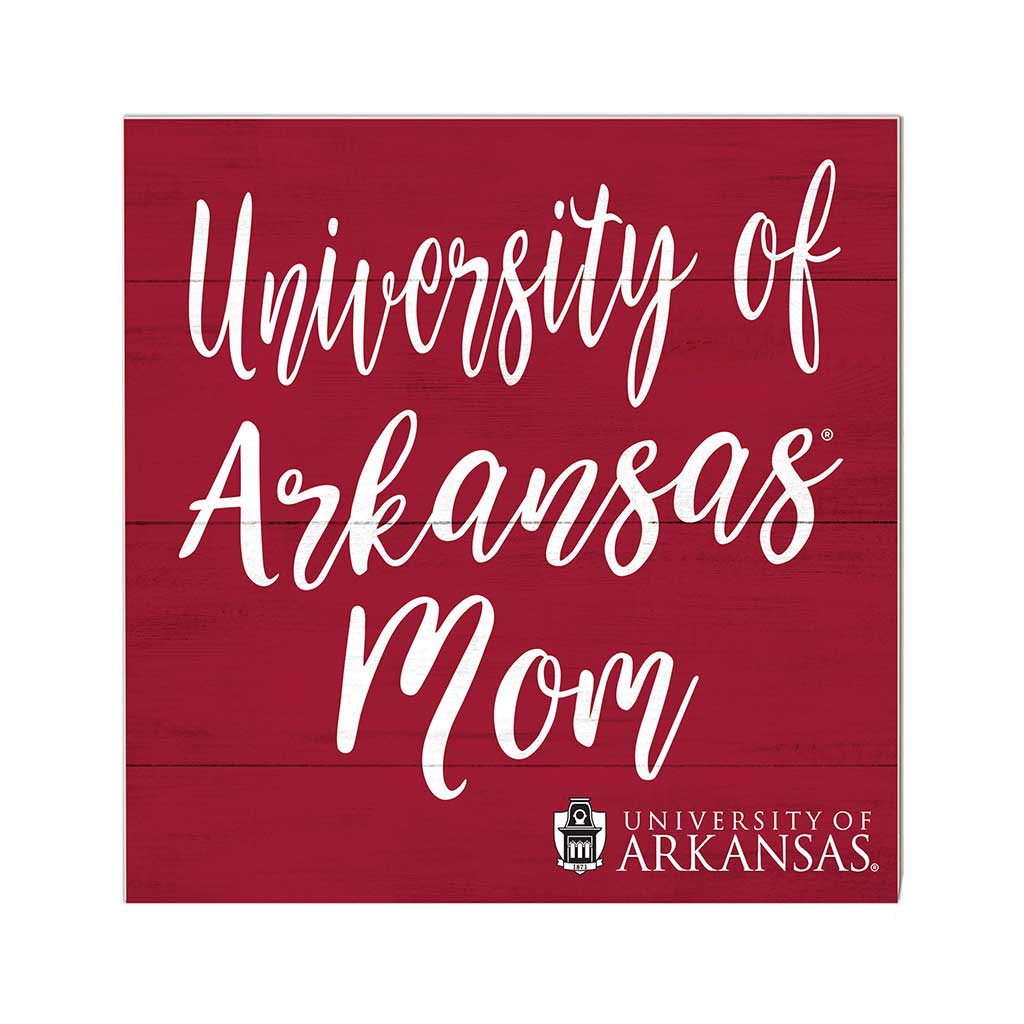 10x10 Team Mom Sign Arkansas Razorbacks