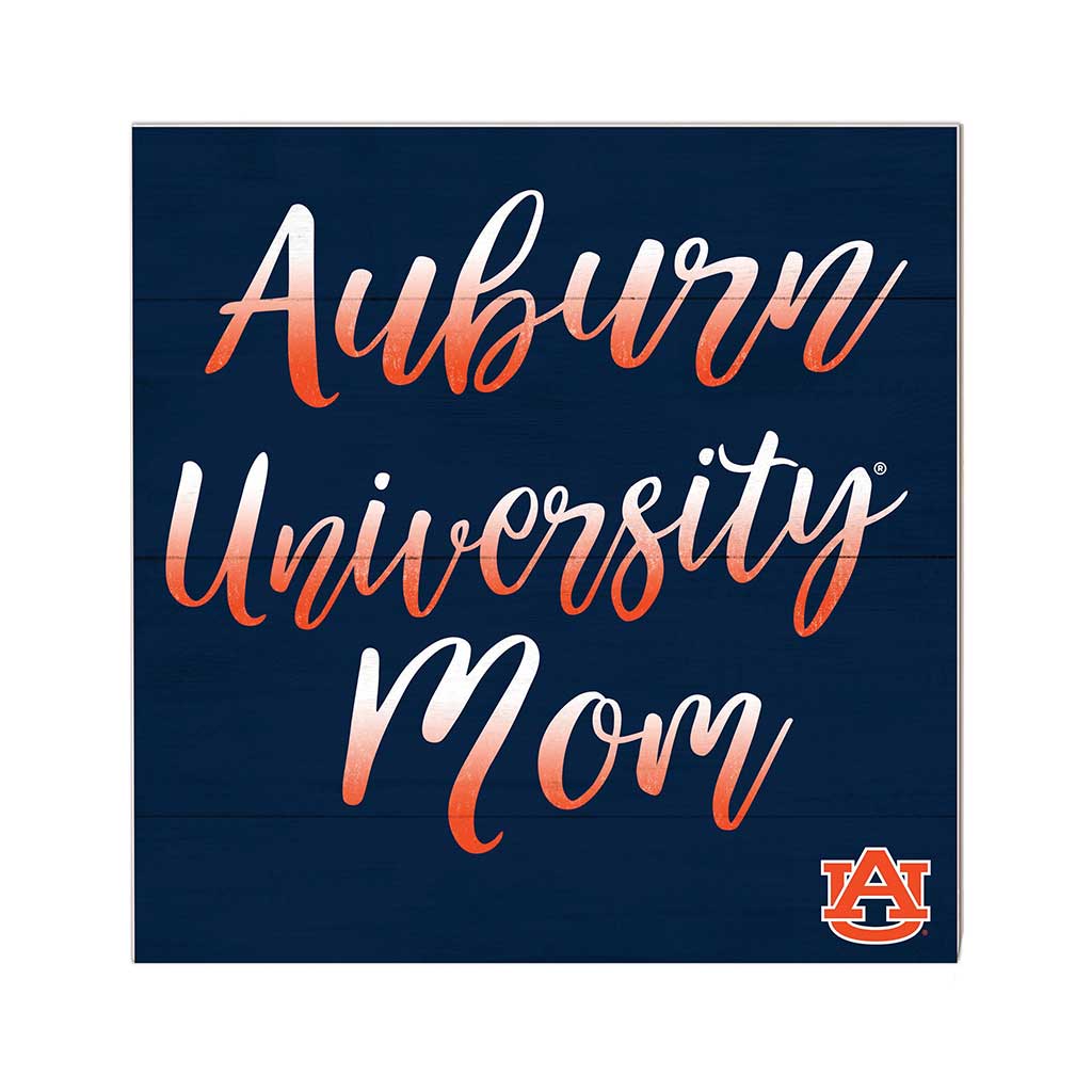10x10 Team Mom Sign Auburn Tigers