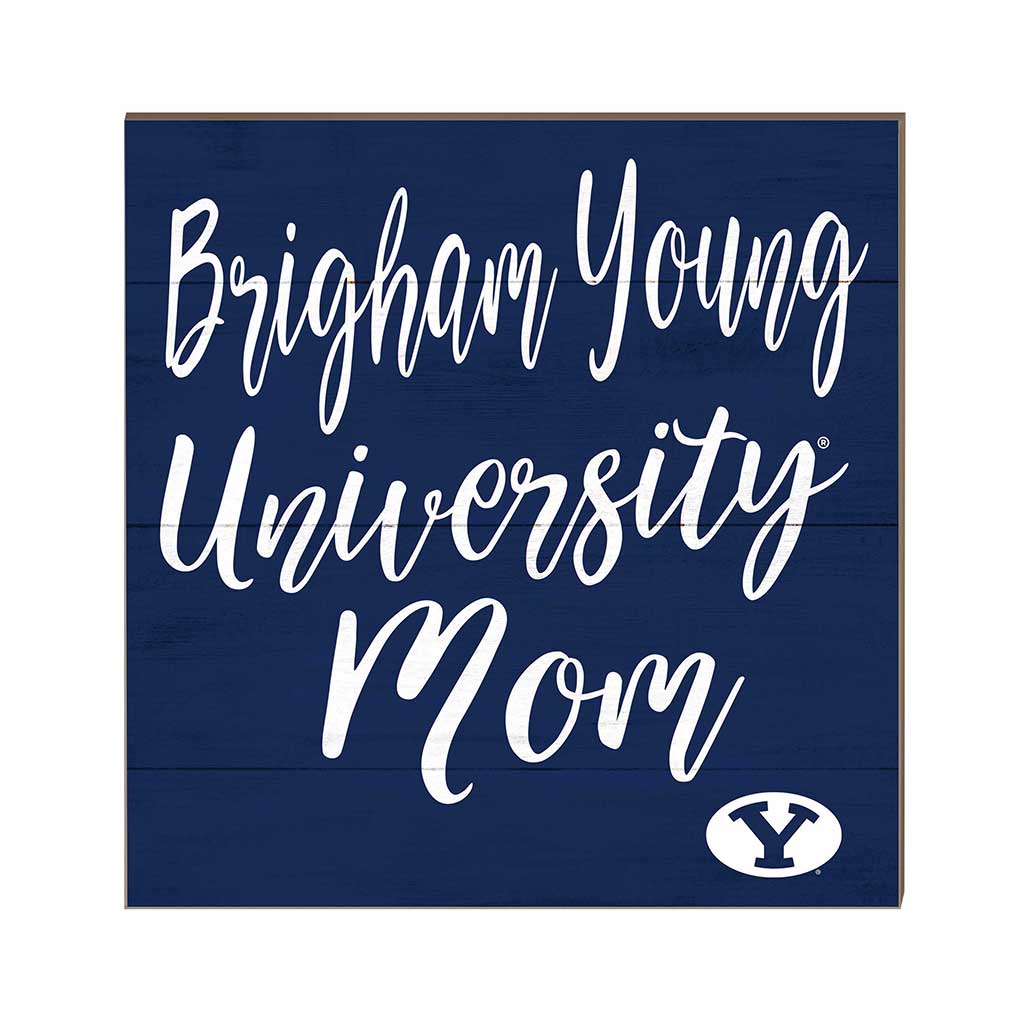 10x10 Team Mom Sign Brigham Young Cougars