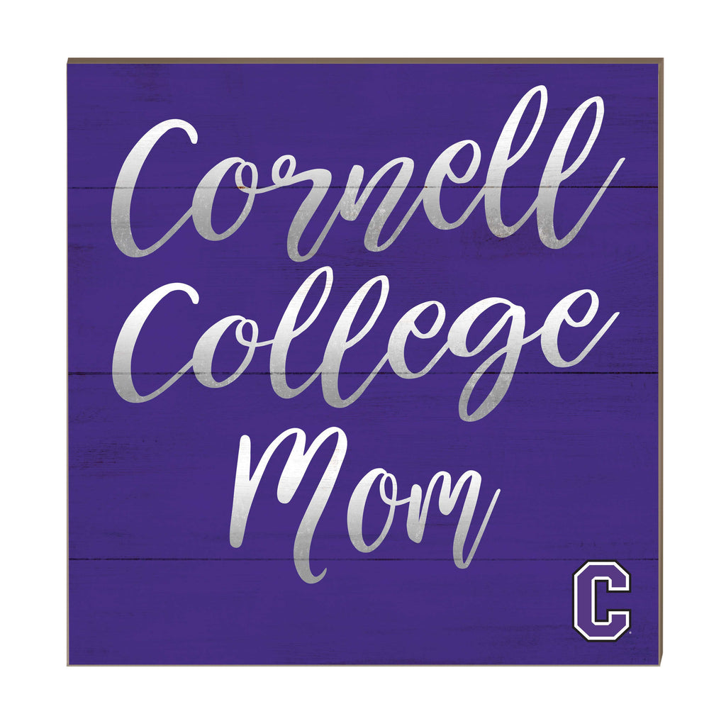 10x10 Team Mom Sign Cornell College Rams